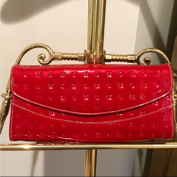 Arcadia Bags Arcadia Italy Red Clutch Poshmark